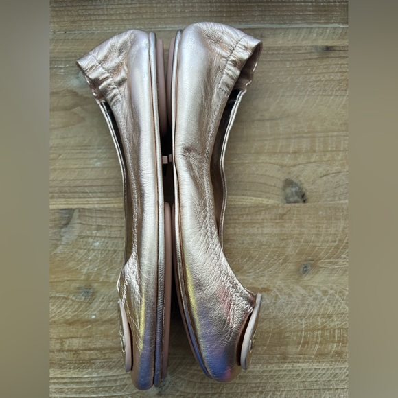 New Tory Burch Minnie Travel Leather Ballet Flat Size 6 - Picture 7 of 10